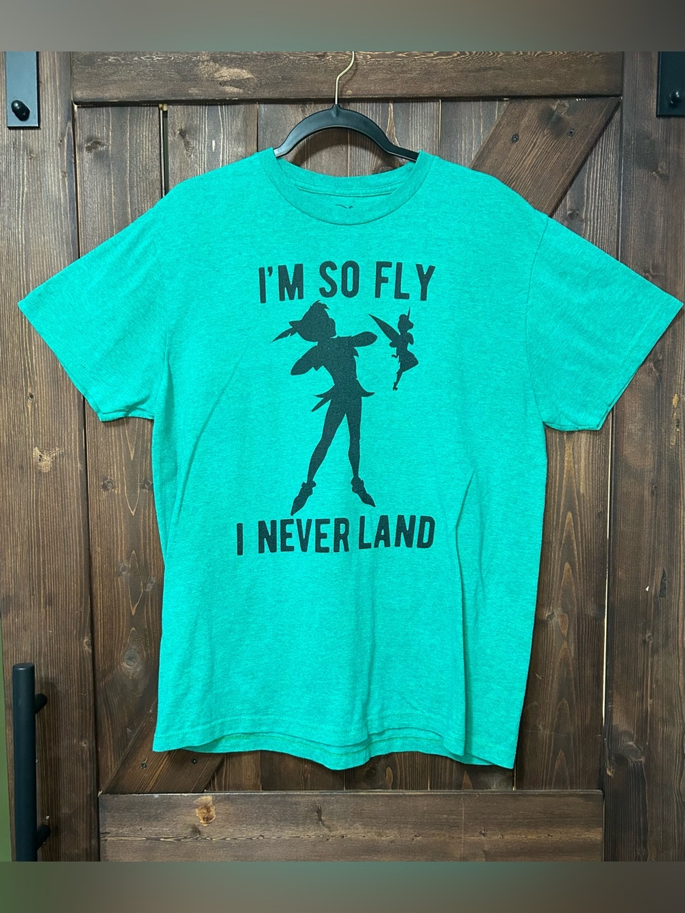 Disney Teal Peter Pan 'I'm So Fly I Never Land' Graphic Tee